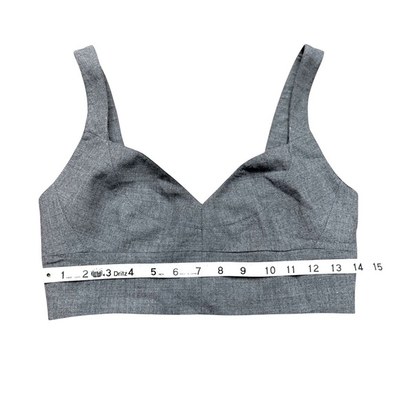 NEW, Michael Kors, Wool Flannel Crop Top, Size 4, Gray - Picture 8 of 8